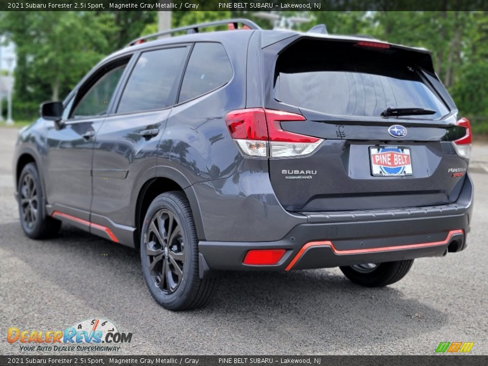 2021 Subaru Forester 2.5i Sport Magnetite Gray Metallic / Gray Photo #6