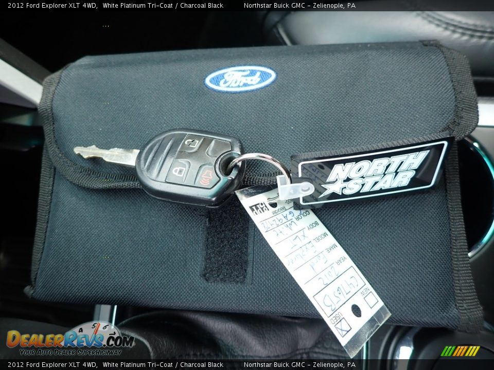 2012 Ford Explorer XLT 4WD White Platinum Tri-Coat / Charcoal Black Photo #29