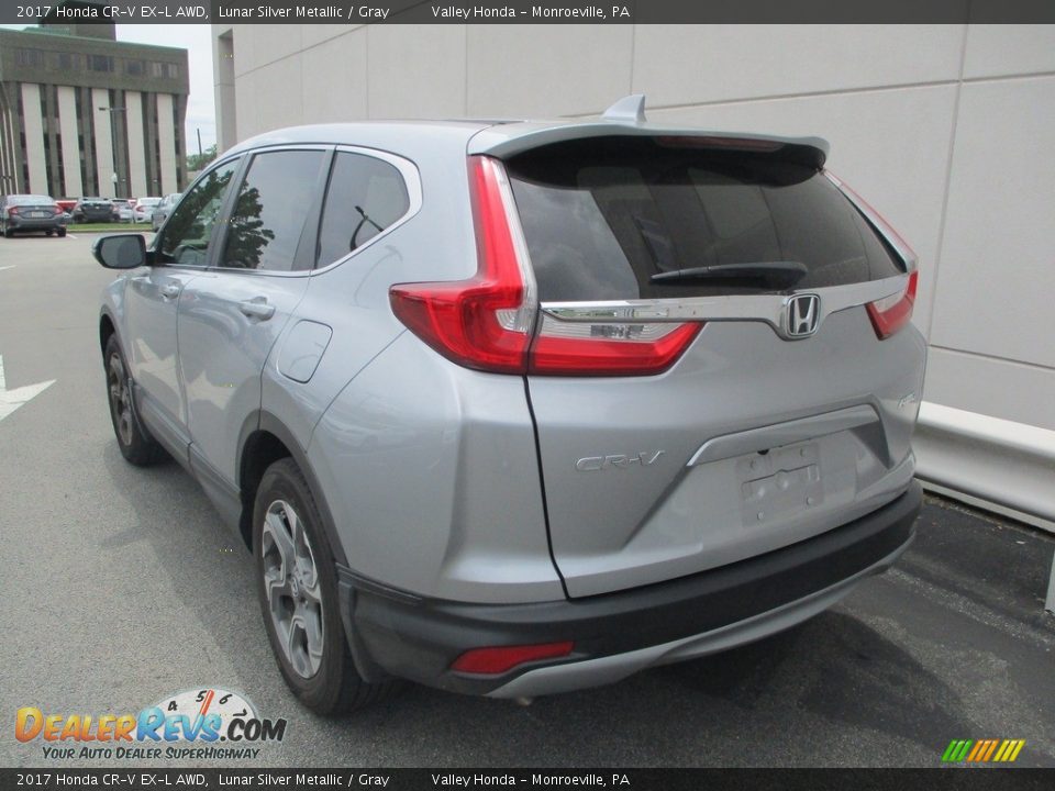 2017 Honda CR-V EX-L AWD Lunar Silver Metallic / Gray Photo #3