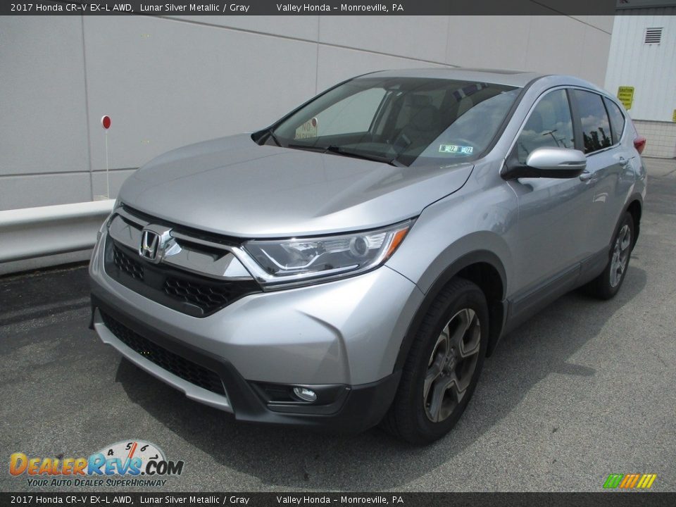 2017 Honda CR-V EX-L AWD Lunar Silver Metallic / Gray Photo #9