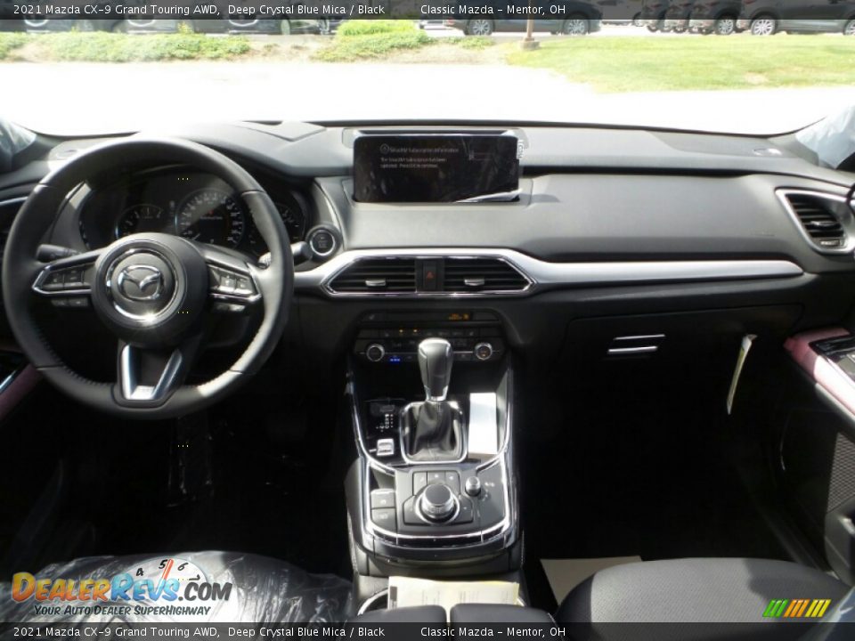 2021 Mazda CX-9 Grand Touring AWD Deep Crystal Blue Mica / Black Photo #3