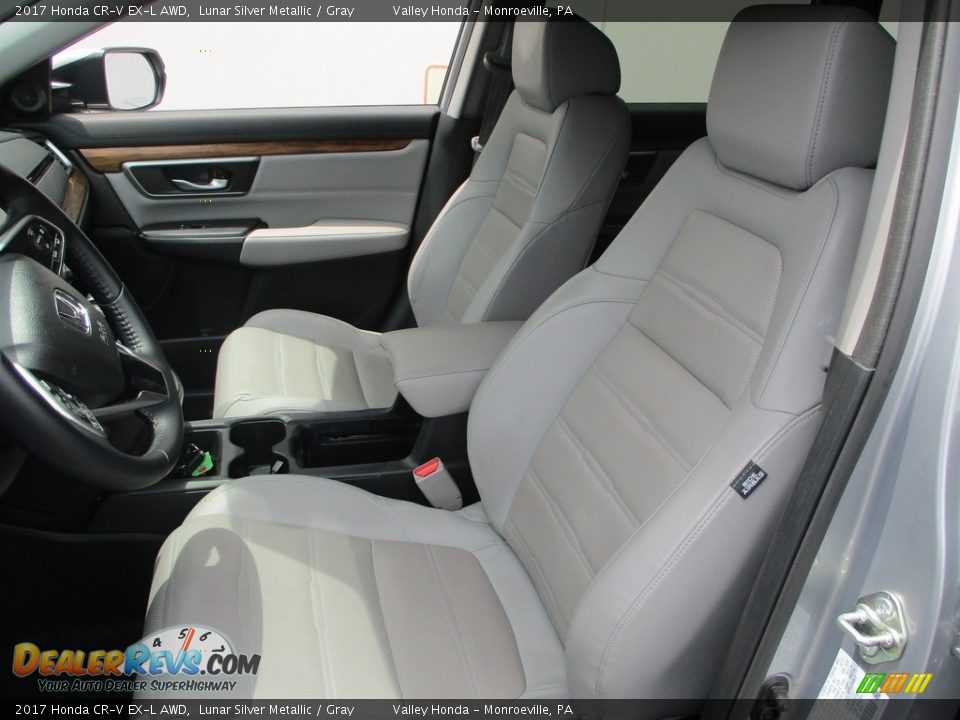 2017 Honda CR-V EX-L AWD Lunar Silver Metallic / Gray Photo #11