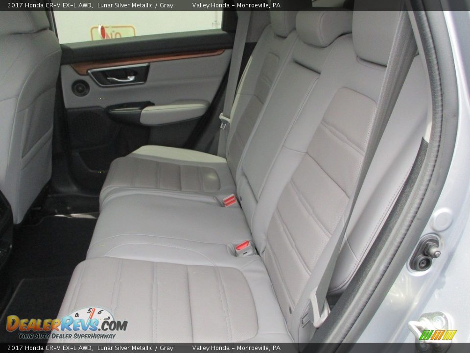 2017 Honda CR-V EX-L AWD Lunar Silver Metallic / Gray Photo #12