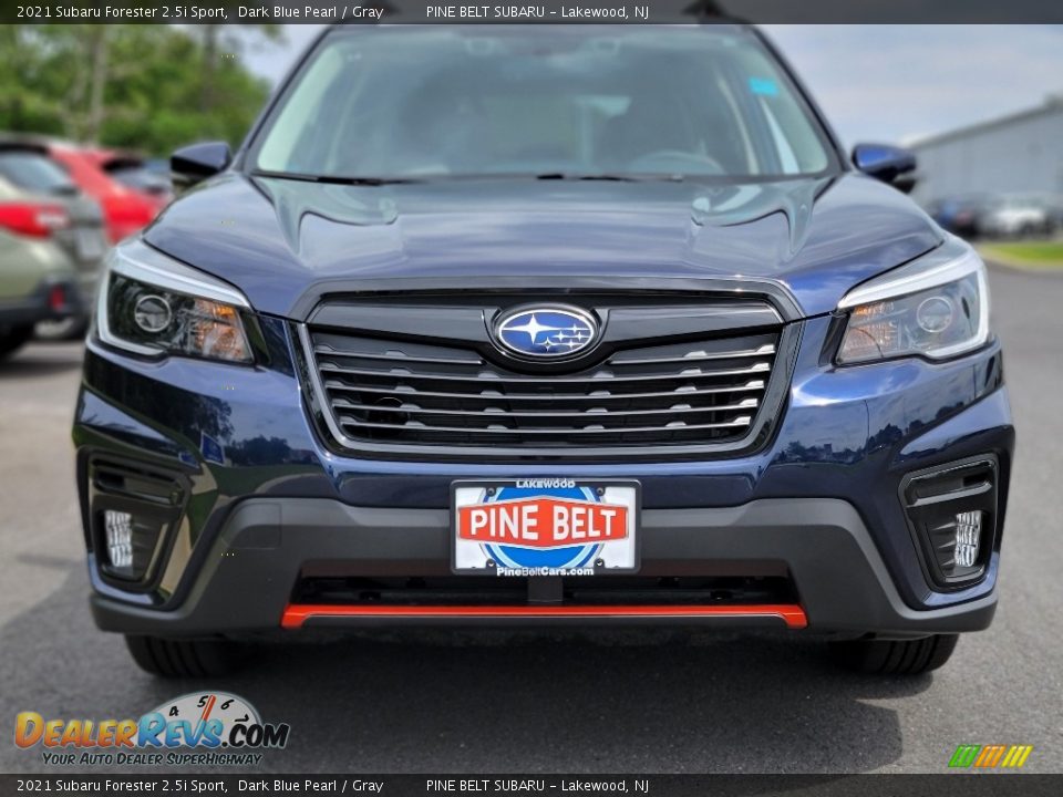 2021 Subaru Forester 2.5i Sport Dark Blue Pearl / Gray Photo #3