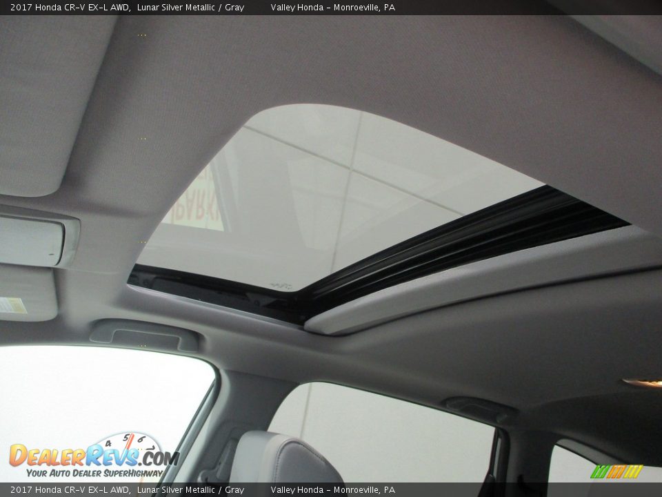 2017 Honda CR-V EX-L AWD Lunar Silver Metallic / Gray Photo #14