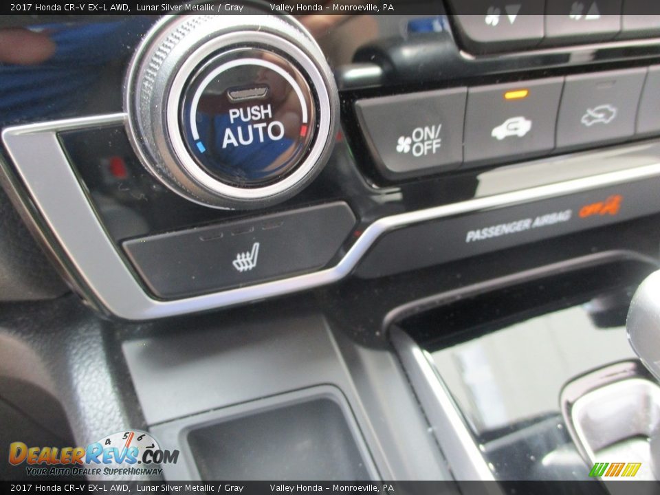 2017 Honda CR-V EX-L AWD Lunar Silver Metallic / Gray Photo #17