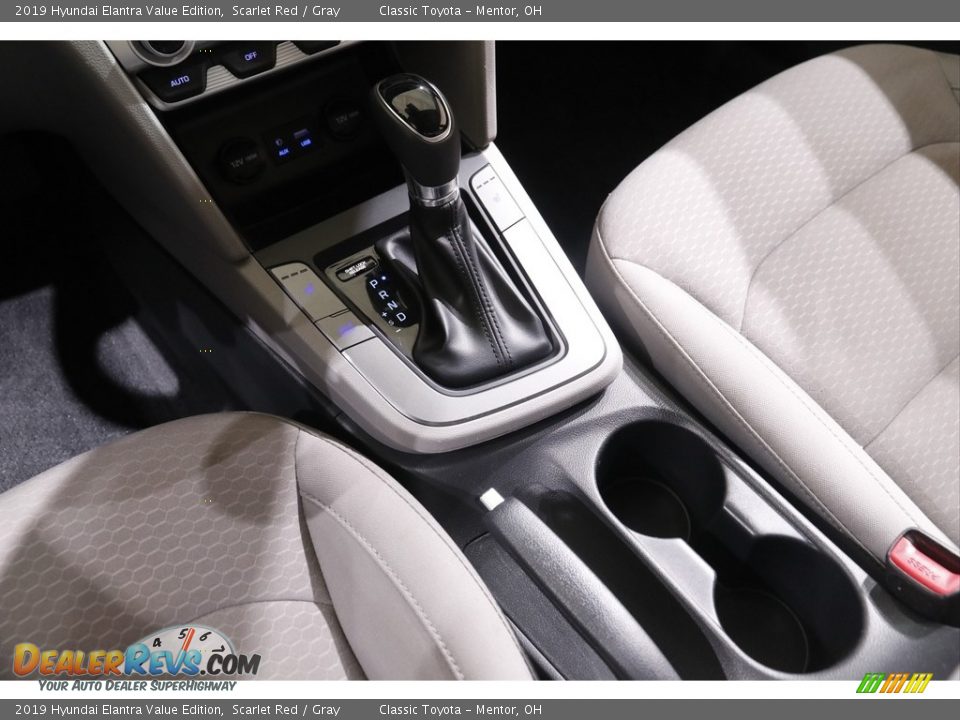 2019 Hyundai Elantra Value Edition Scarlet Red / Gray Photo #12