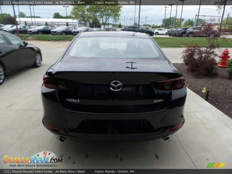 2021 Mazda Mazda3 Select Sedan Jet Black Mica / Black Photo #5