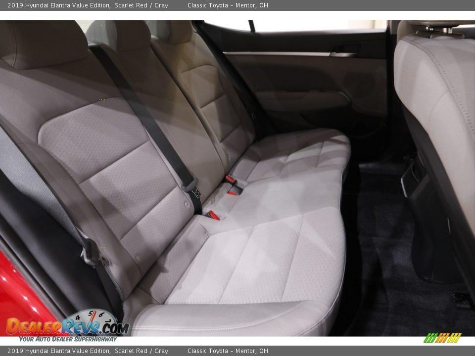 2019 Hyundai Elantra Value Edition Scarlet Red / Gray Photo #14