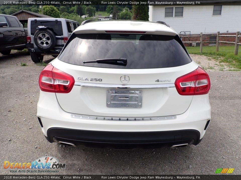 2018 Mercedes-Benz GLA 250 4Matic Cirrus White / Black Photo #4