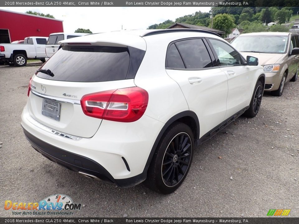 2018 Mercedes-Benz GLA 250 4Matic Cirrus White / Black Photo #5