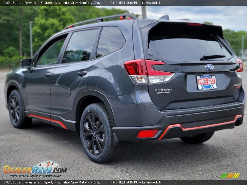 2021 Subaru Forester 2.5i Sport Magnetite Gray Metallic / Gray Photo #6