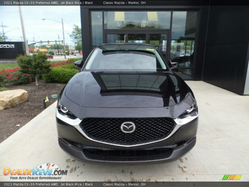 2021 Mazda CX-30 Preferred AWD Jet Black Mica / Black Photo #2