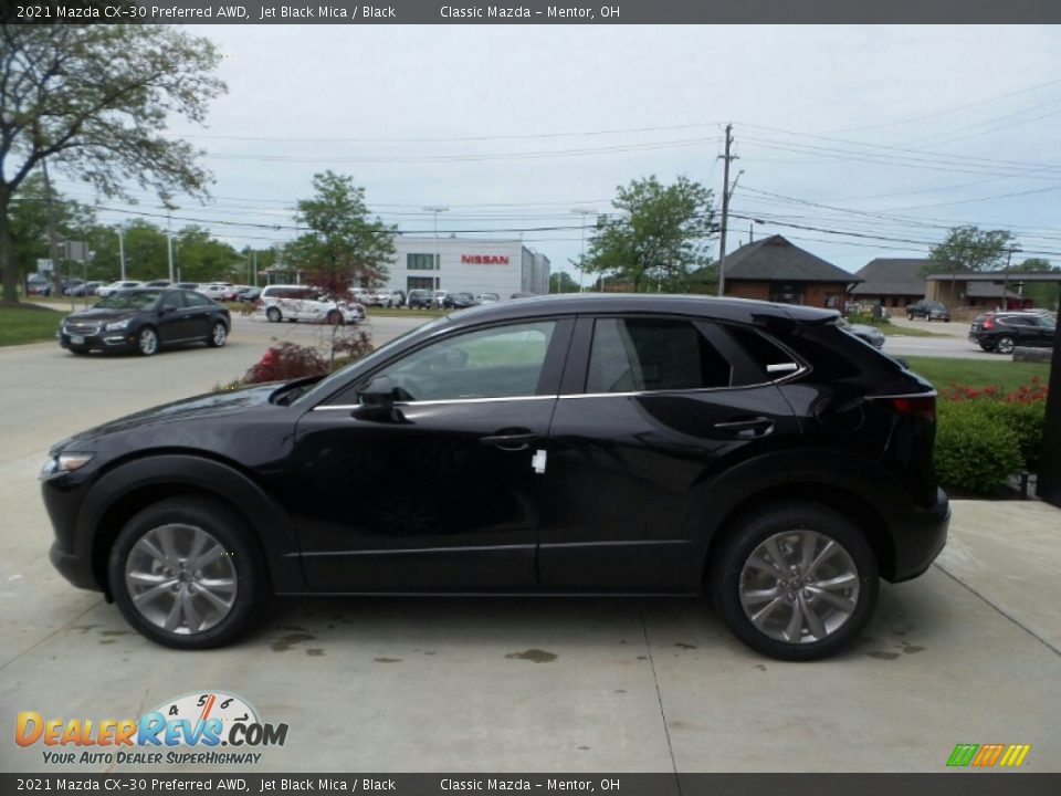 2021 Mazda CX-30 Preferred AWD Jet Black Mica / Black Photo #6