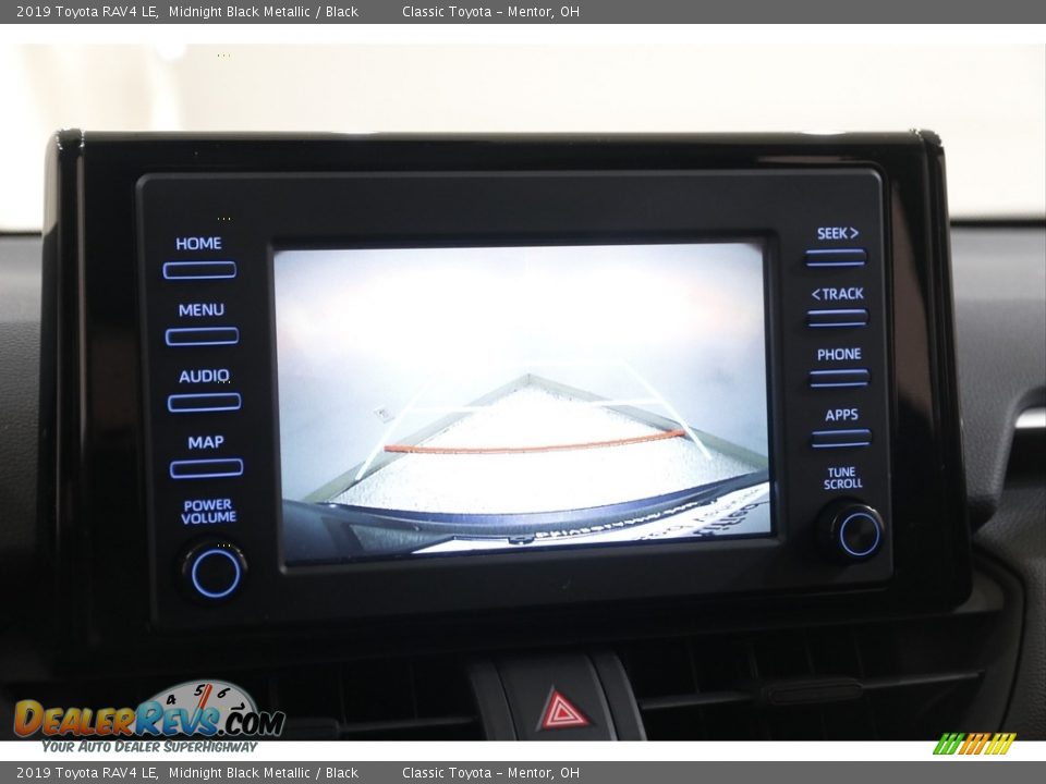 2019 Toyota RAV4 LE Midnight Black Metallic / Black Photo #11