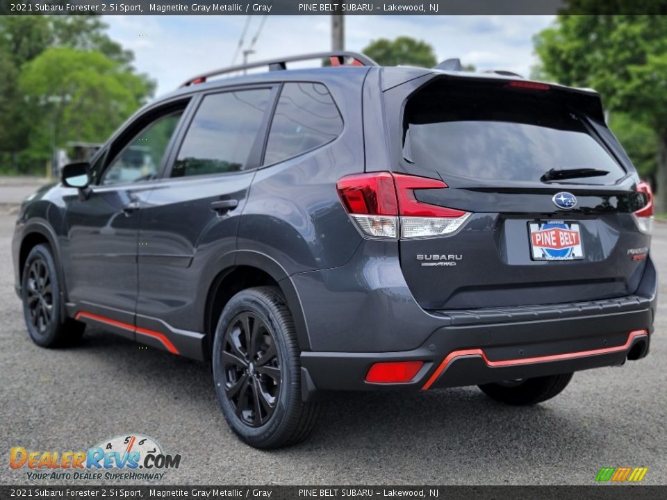 2021 Subaru Forester 2.5i Sport Magnetite Gray Metallic / Gray Photo #6