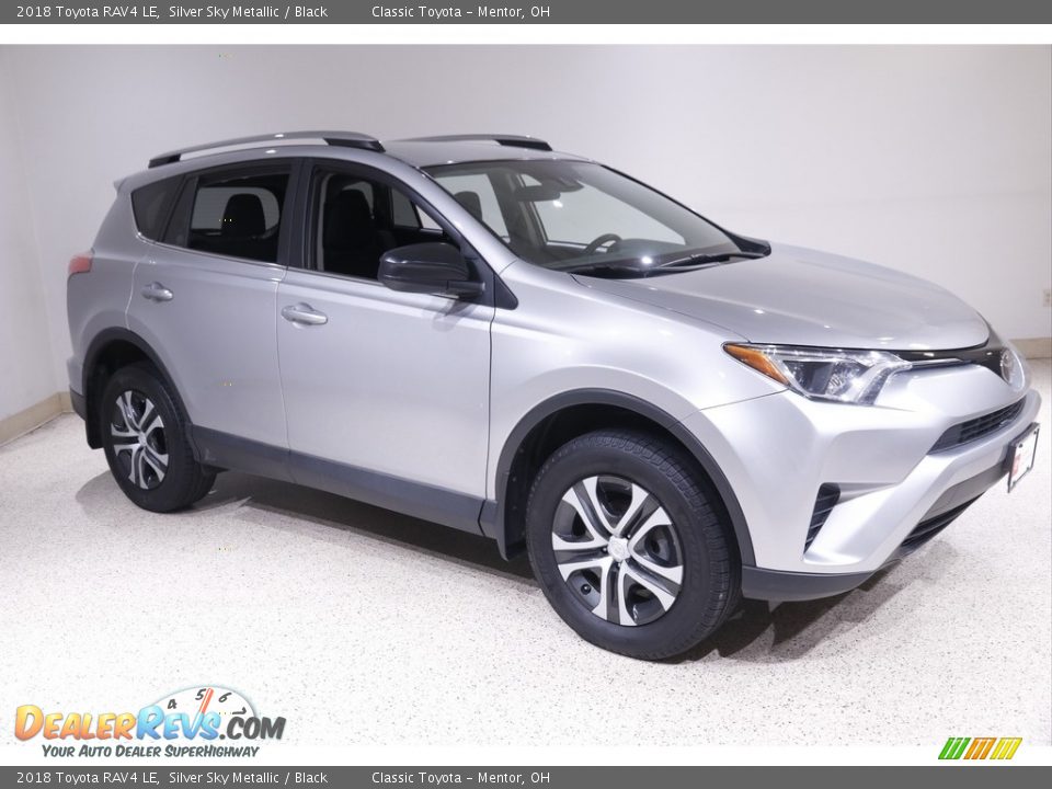 2018 Toyota RAV4 LE Silver Sky Metallic / Black Photo #1
