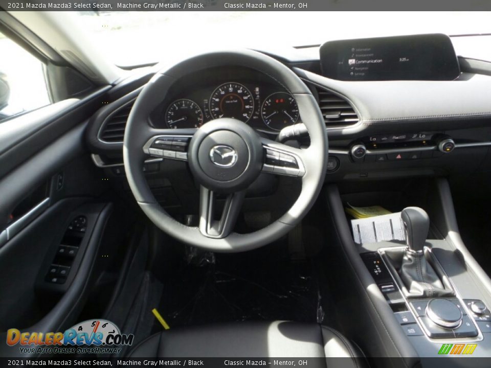 2021 Mazda Mazda3 Select Sedan Machine Gray Metallic / Black Photo #4