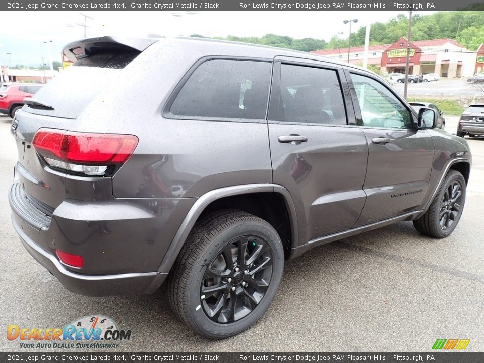 2021 Jeep Grand Cherokee Laredo 4x4 Granite Crystal Metallic / Black Photo #6