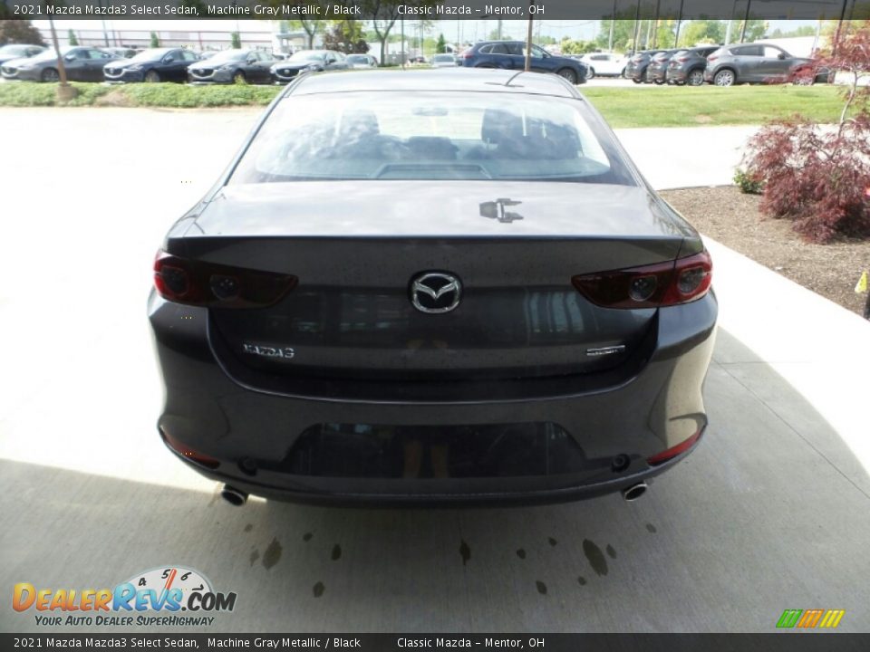 2021 Mazda Mazda3 Select Sedan Machine Gray Metallic / Black Photo #5