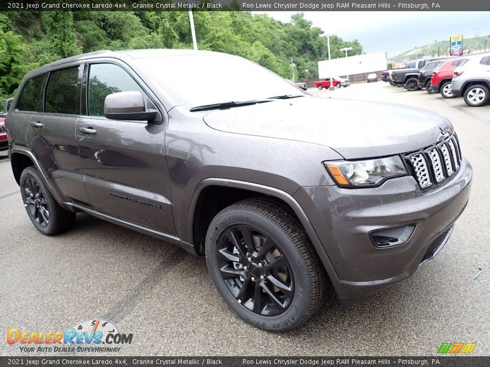 2021 Jeep Grand Cherokee Laredo 4x4 Granite Crystal Metallic / Black Photo #8