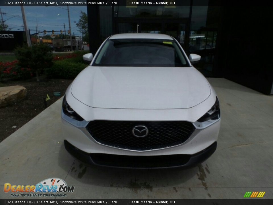 2021 Mazda CX-30 Select AWD Snowflake White Pearl Mica / Black Photo #2