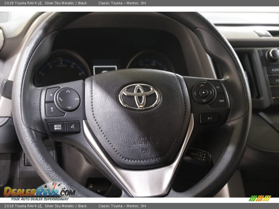 2018 Toyota RAV4 LE Silver Sky Metallic / Black Photo #7