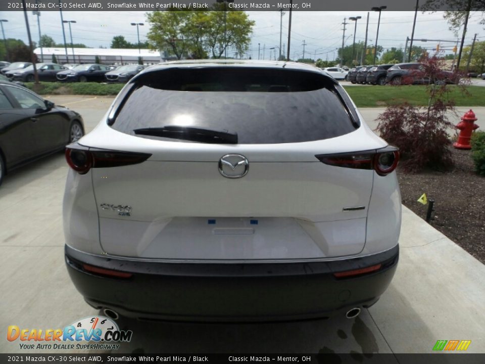 2021 Mazda CX-30 Select AWD Snowflake White Pearl Mica / Black Photo #5