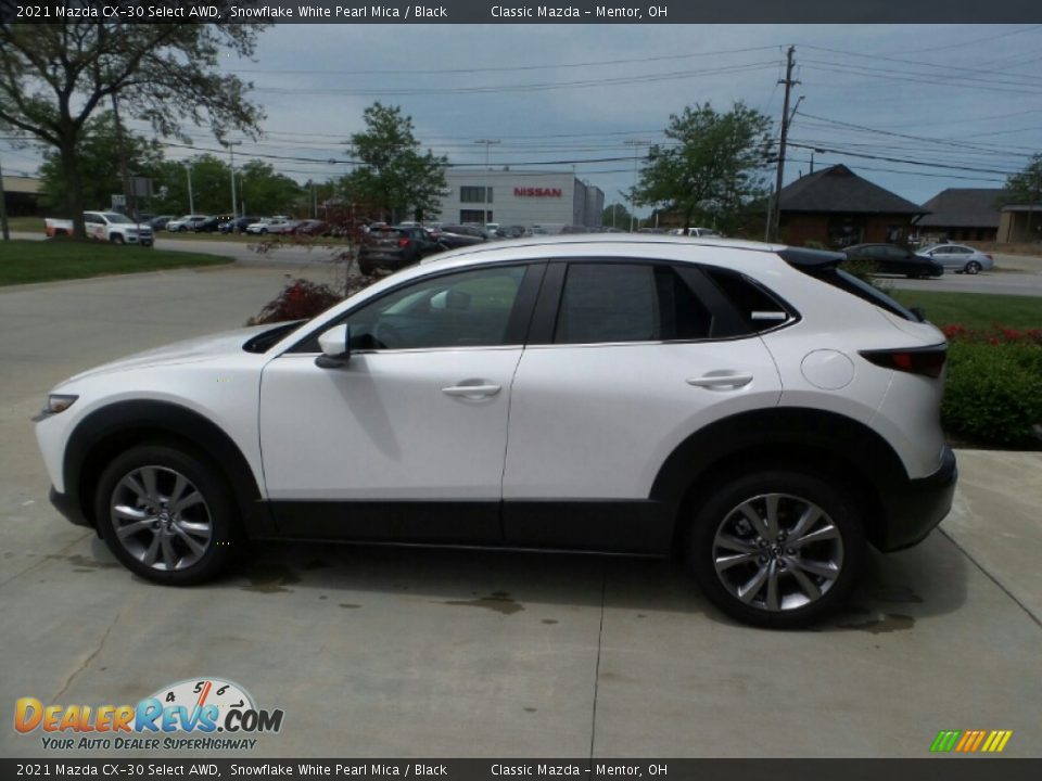 2021 Mazda CX-30 Select AWD Snowflake White Pearl Mica / Black Photo #6