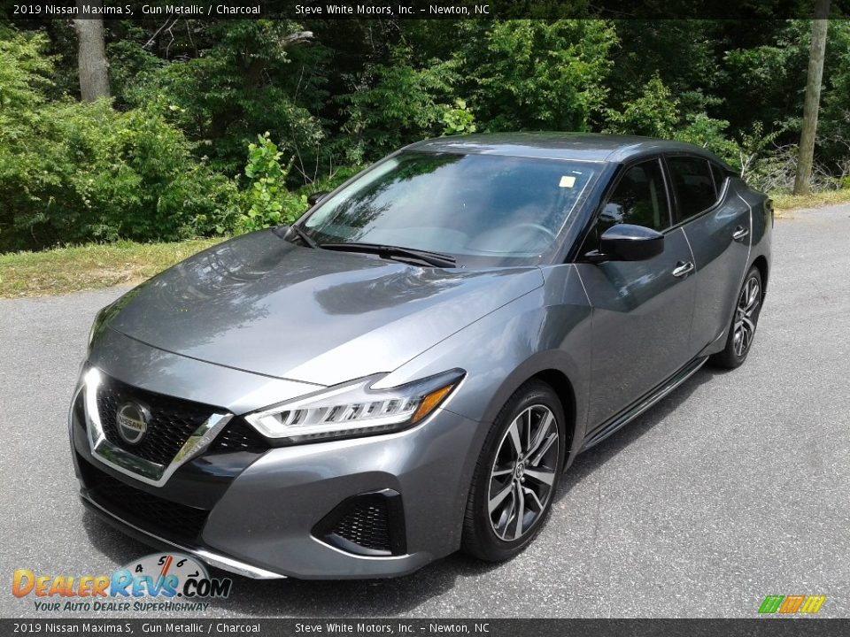 2019 Nissan Maxima S Gun Metallic / Charcoal Photo #2