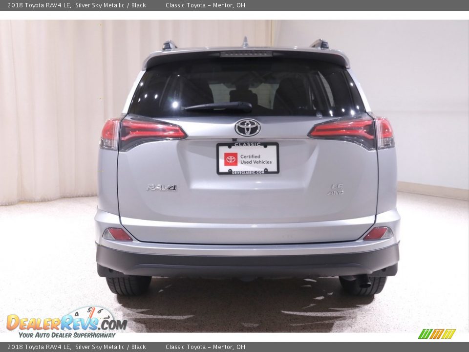 2018 Toyota RAV4 LE Silver Sky Metallic / Black Photo #15