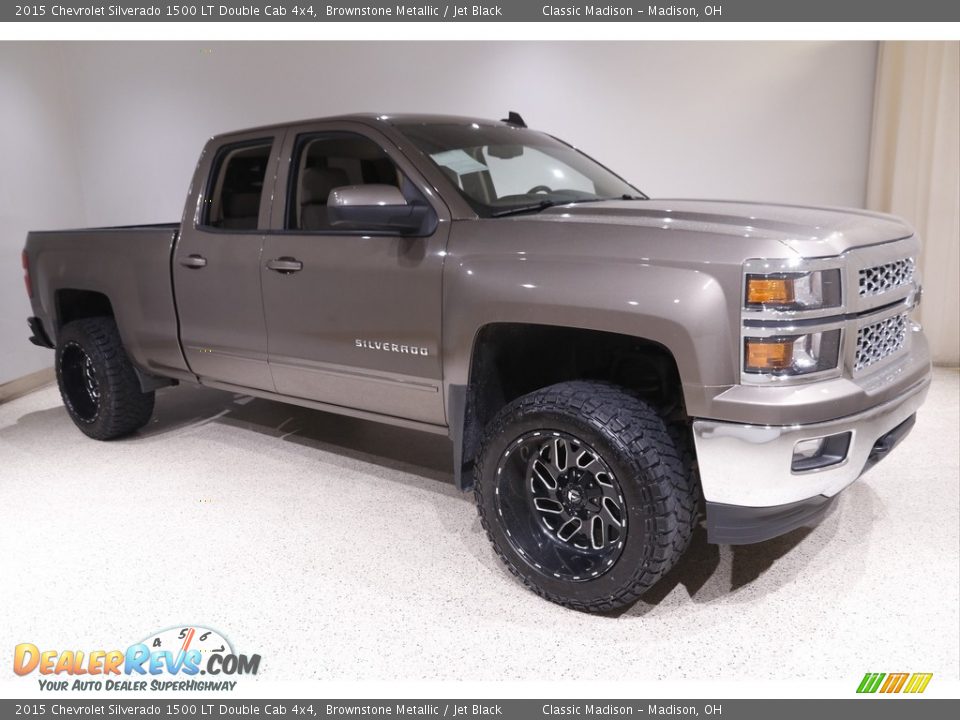 2015 Chevrolet Silverado 1500 LT Double Cab 4x4 Brownstone Metallic / Jet Black Photo #1