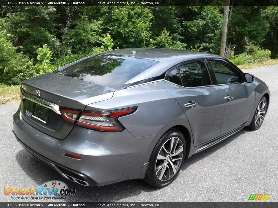 2019 Nissan Maxima S Gun Metallic / Charcoal Photo #6