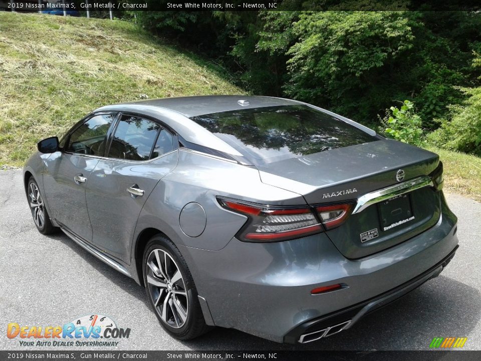 2019 Nissan Maxima S Gun Metallic / Charcoal Photo #8