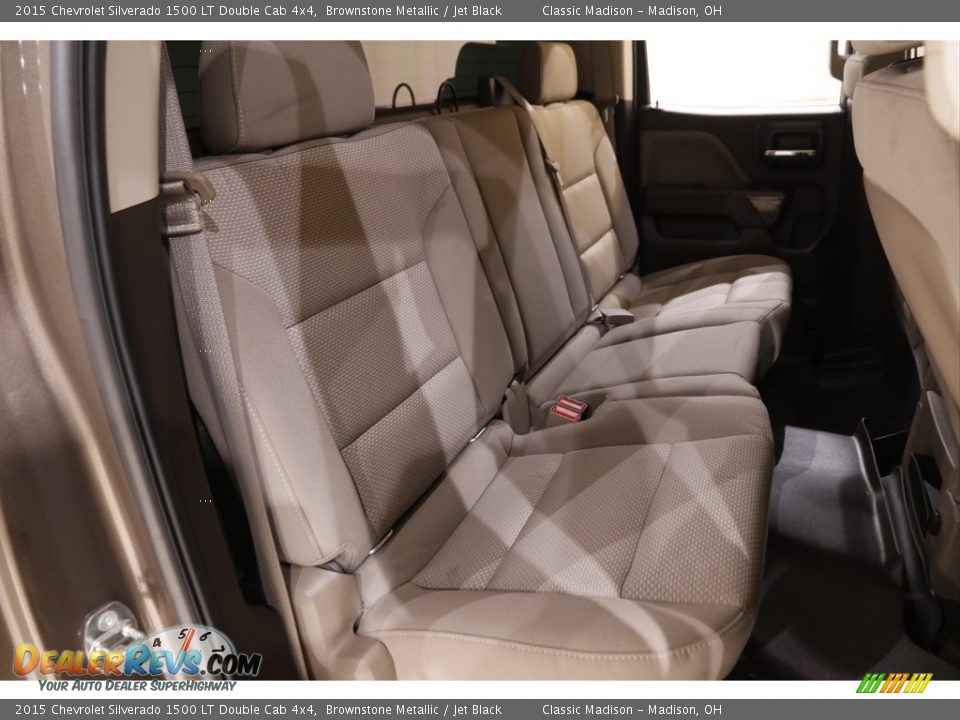 2015 Chevrolet Silverado 1500 LT Double Cab 4x4 Brownstone Metallic / Jet Black Photo #15