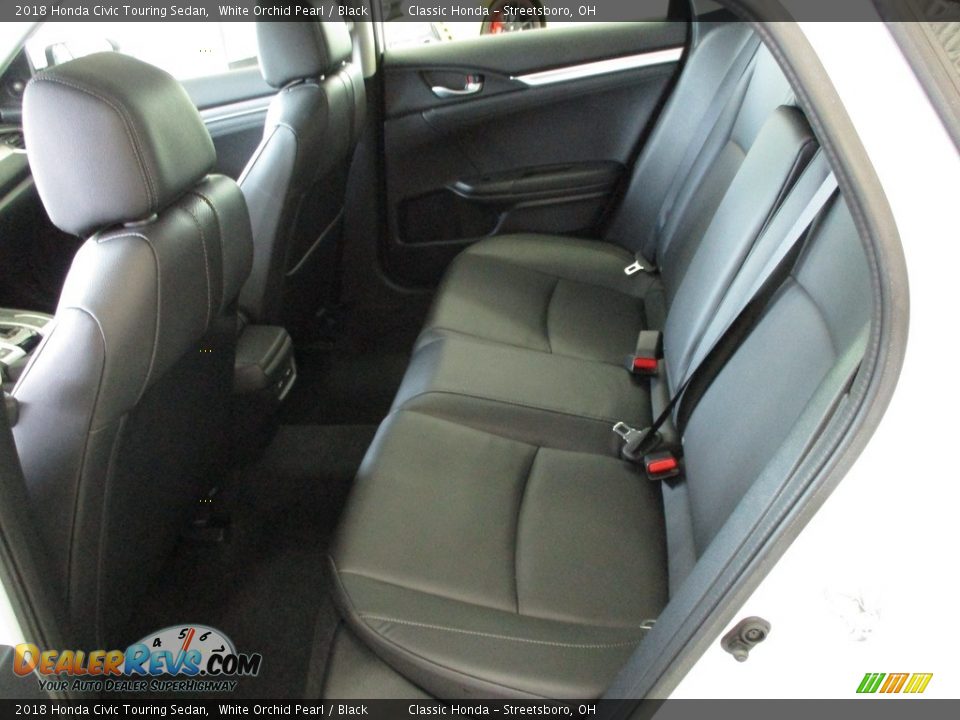 Rear Seat of 2018 Honda Civic Touring Sedan Photo #25