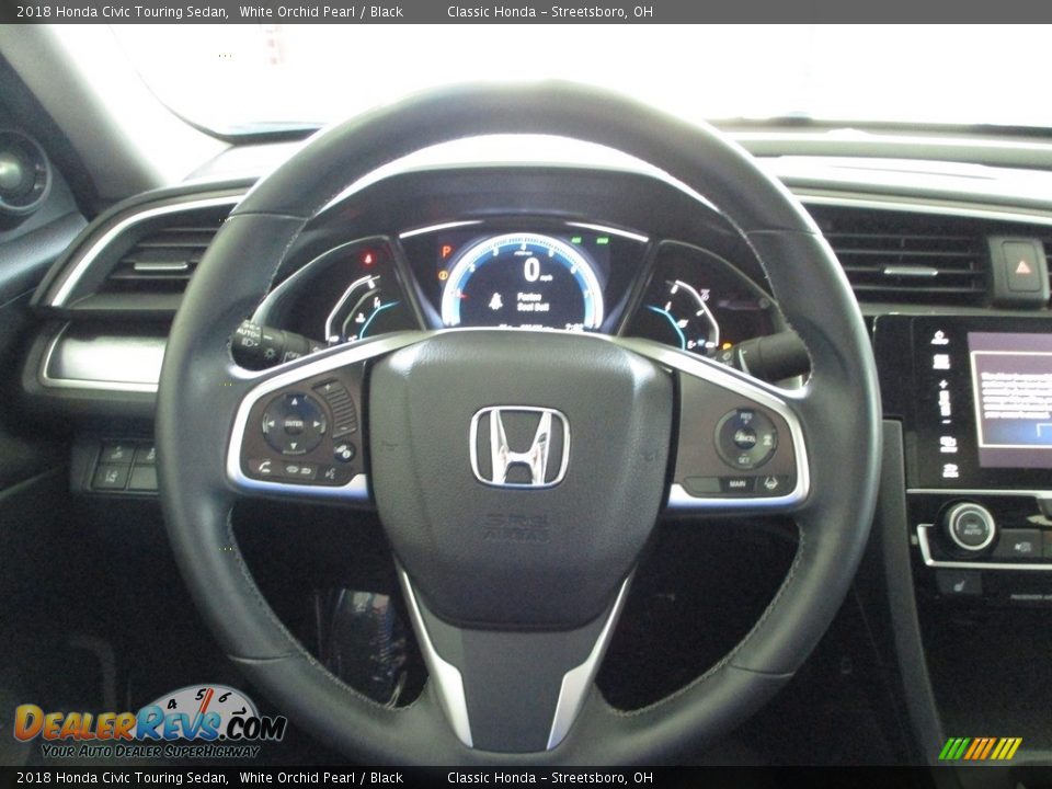2018 Honda Civic Touring Sedan Steering Wheel Photo #30