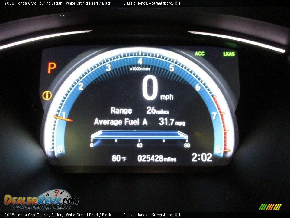 2018 Honda Civic Touring Sedan Gauges Photo #33