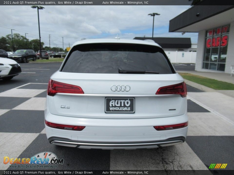 2021 Audi Q5 Premium Plus quattro Ibis White / Okapi Brown Photo #4