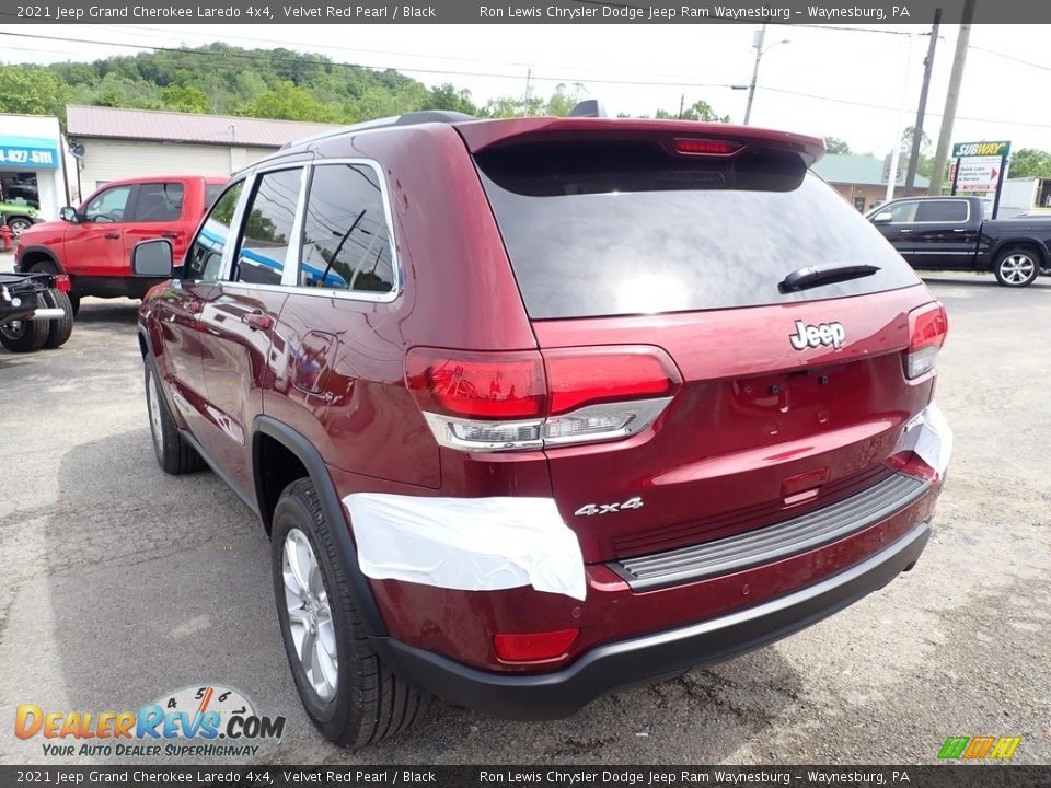 2021 Jeep Grand Cherokee Laredo 4x4 Velvet Red Pearl / Black Photo #3