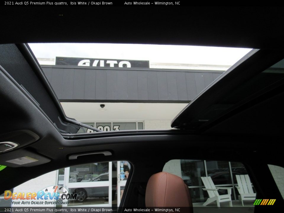 2021 Audi Q5 Premium Plus quattro Ibis White / Okapi Brown Photo #14