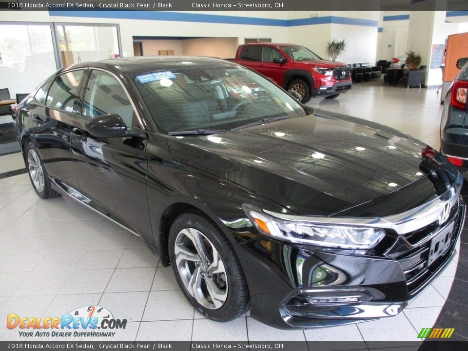 2018 Honda Accord EX Sedan Crystal Black Pearl / Black Photo #3