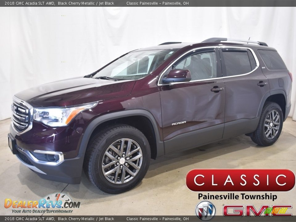 2018 GMC Acadia SLT AWD Black Cherry Metallic / Jet Black Photo #1