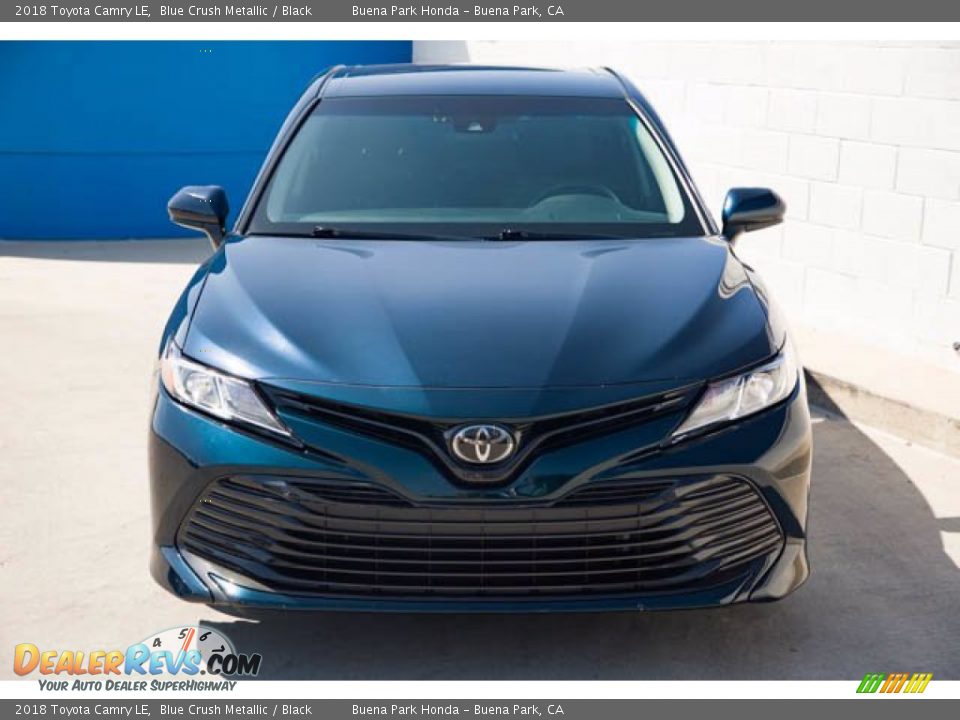 2018 Toyota Camry LE Blue Crush Metallic / Black Photo #7