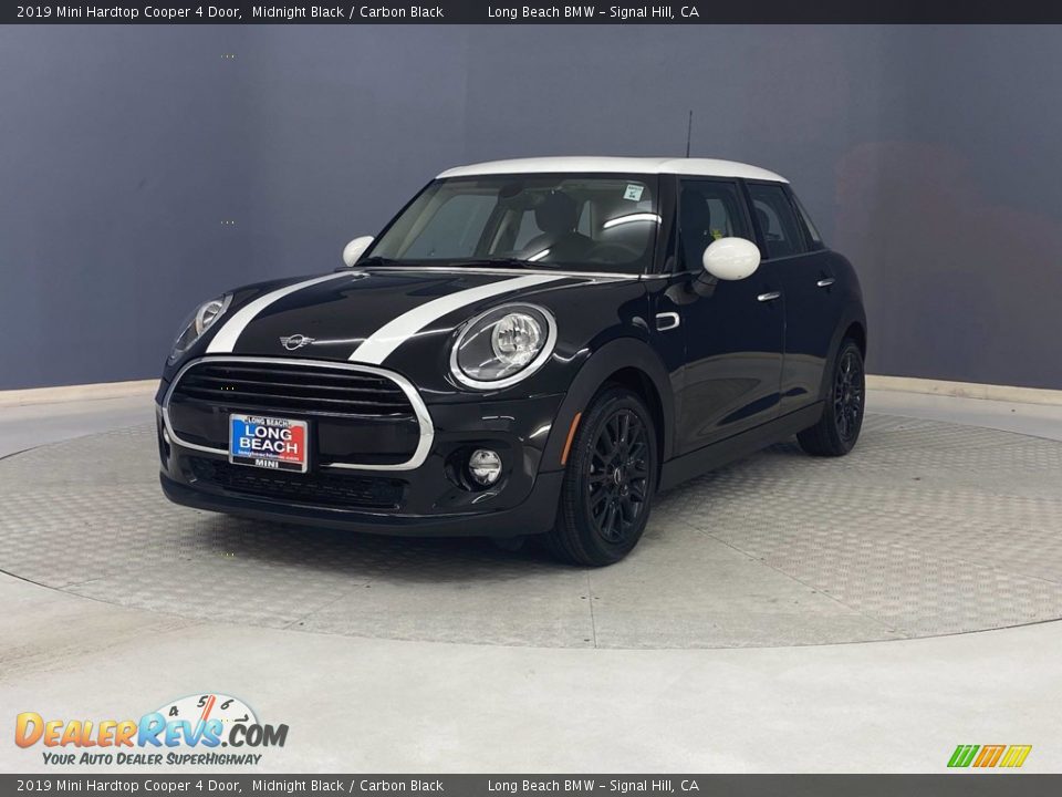 2019 Mini Hardtop Cooper 4 Door Midnight Black / Carbon Black Photo #3