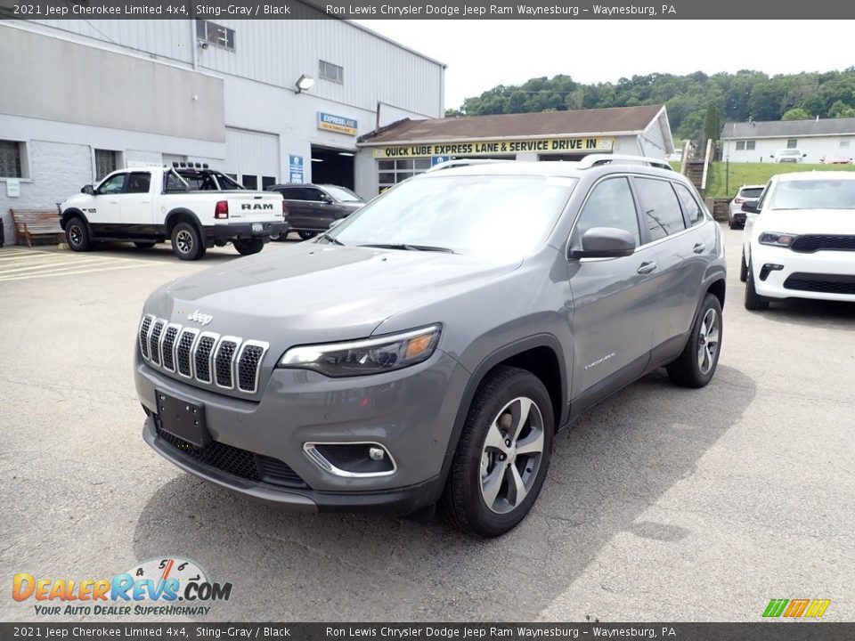 2021 Jeep Cherokee Limited 4x4 Sting-Gray / Black Photo #1