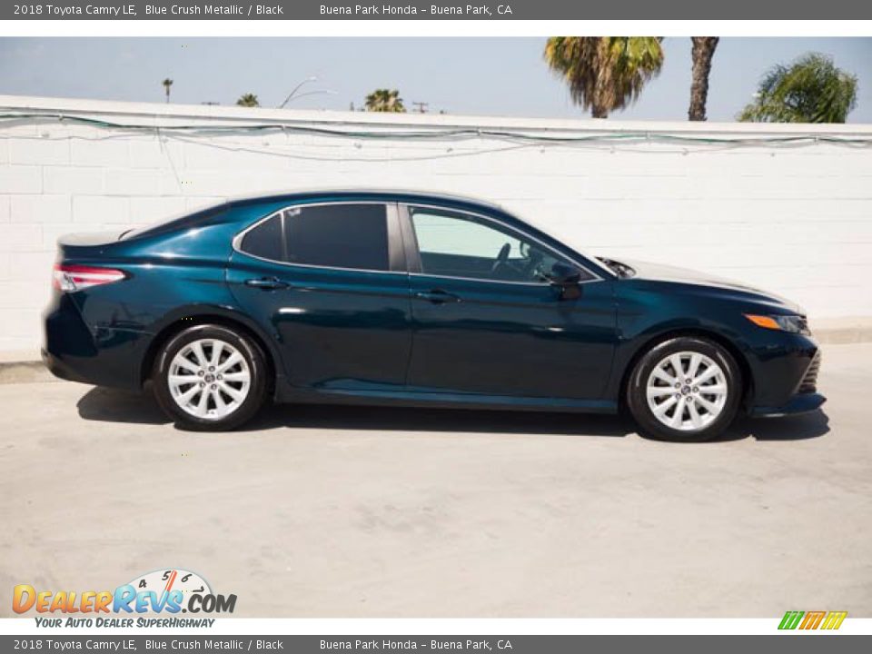 2018 Toyota Camry LE Blue Crush Metallic / Black Photo #14