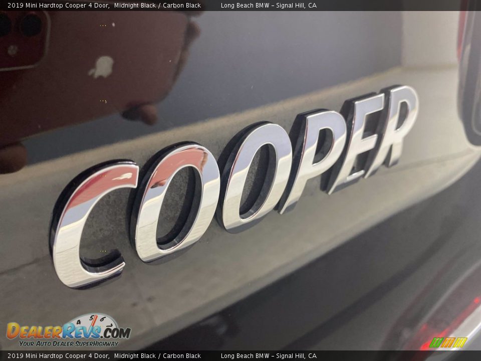 2019 Mini Hardtop Cooper 4 Door Midnight Black / Carbon Black Photo #11