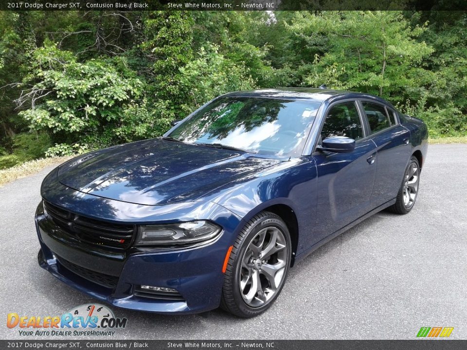 2017 Dodge Charger SXT Contusion Blue / Black Photo #3