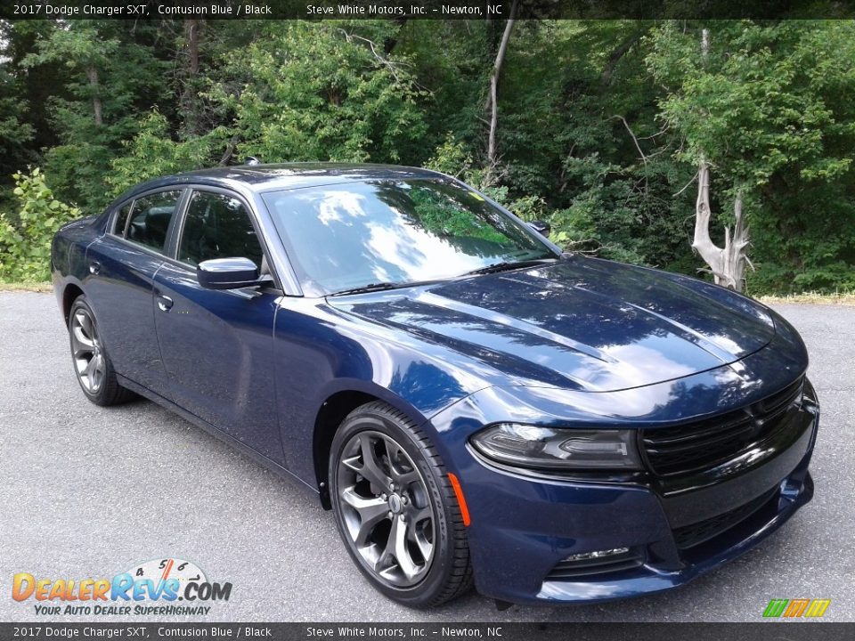 2017 Dodge Charger SXT Contusion Blue / Black Photo #5